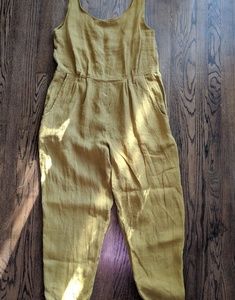 Black crane olive jumpsuit